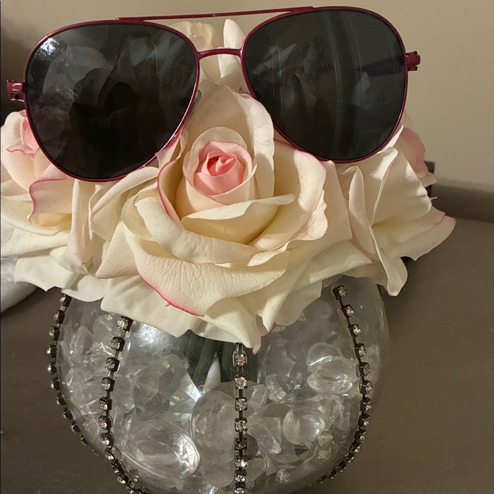 DKNY Pink Aviator Sunglasses 🌺